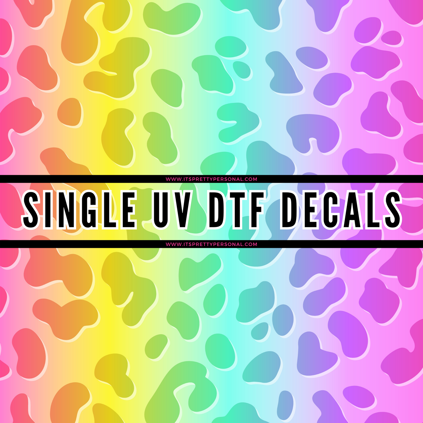 Single UV DTF Decals