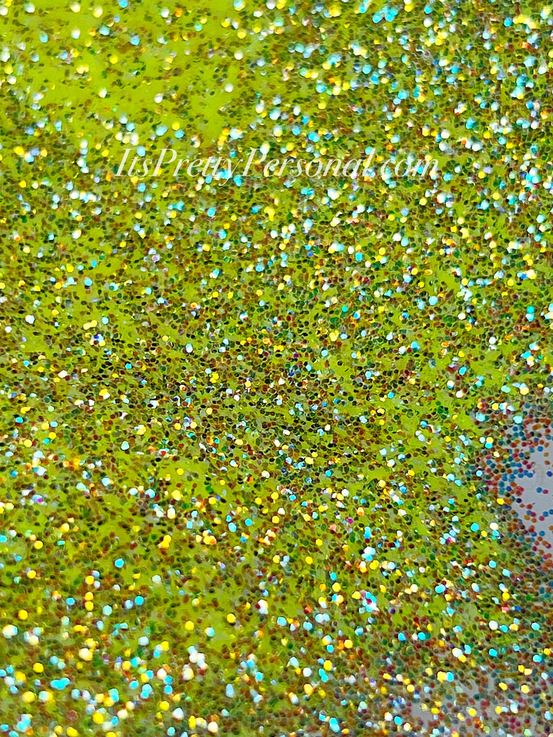 “Stellar Yellow Flare” - Platinum Pastels Collection- Extreme Sparkle Yellow