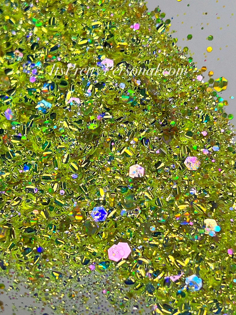 "I Tink I Can XL"- Princess Glitter Collection Light Green