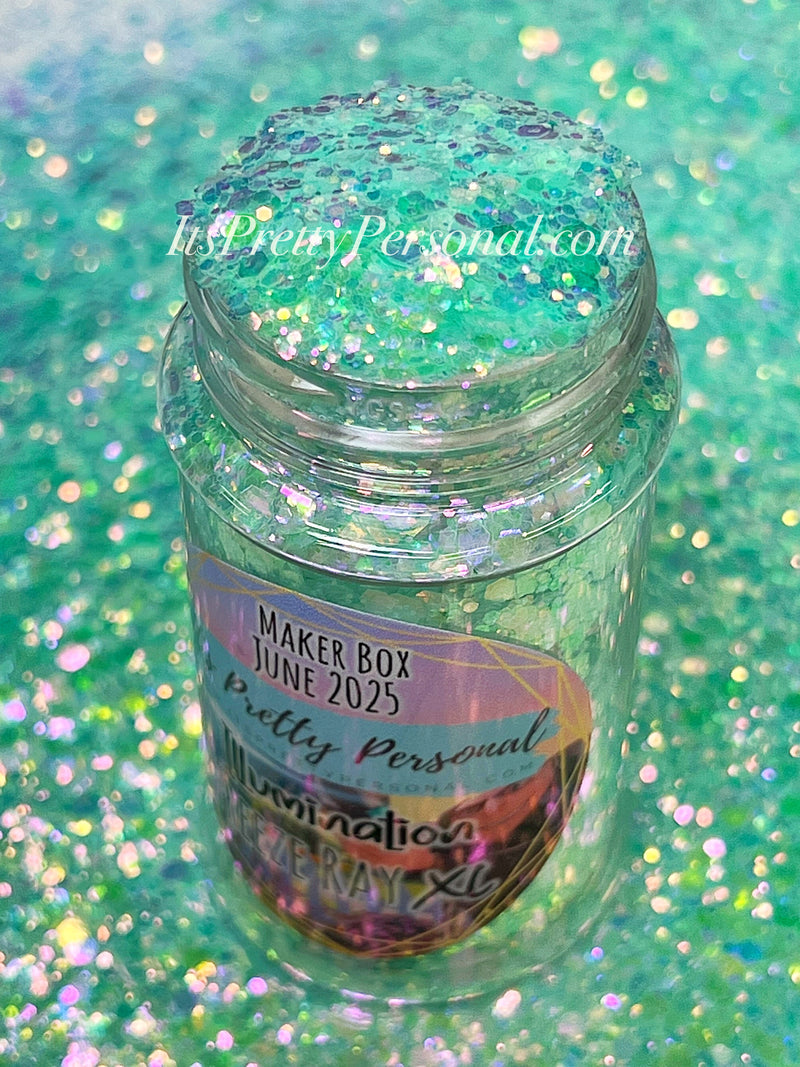 “Freeze Ray XL”- June 2025 Maker Box Color- Illumination Collection- Pastel Neon