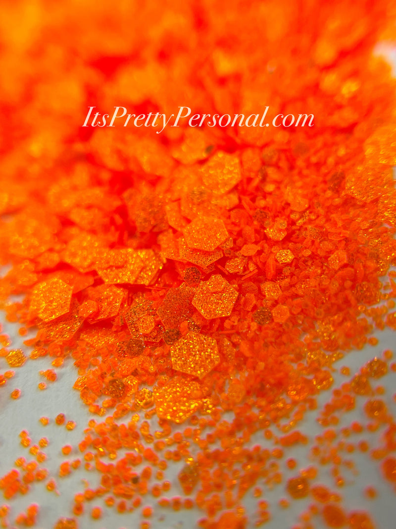 "Lava Orange XL” - Glittered Glitter Collection