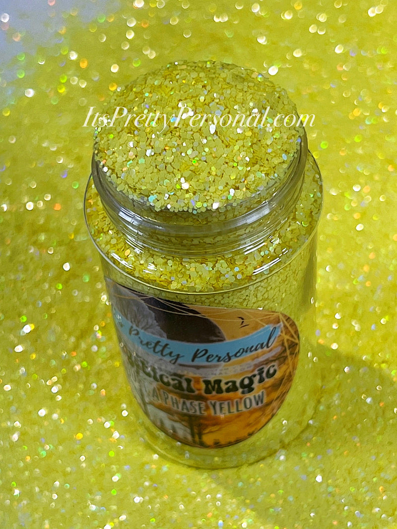 "Just A Phase Yellow"- Mystical Magic Collection- Holographic Shimmer