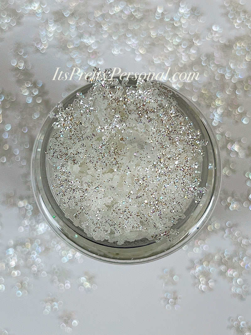 “White Snowflakes” - Glittered Glitter Collection 6mm size