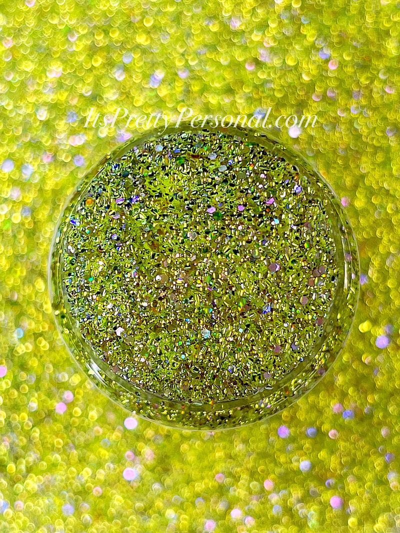 "SCHmedium Cut I Tink I Can"- Princess Glitter Collection Light Green