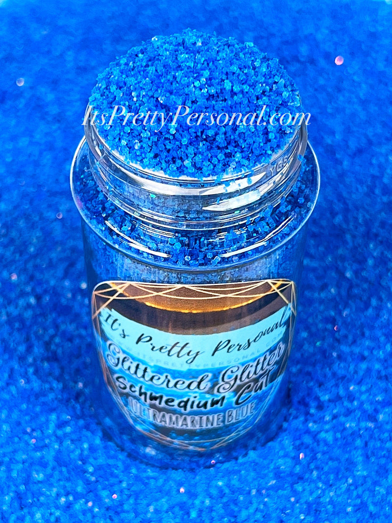 "SCHMedium Cut Ultramarine Blue” - Glittered Glitter Collection