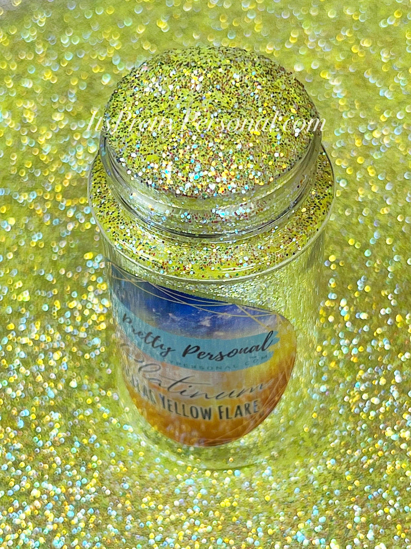 “Stellar Yellow Flare” - Platinum Pastels Collection- Extreme Sparkle Yellow