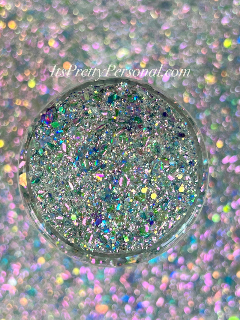"Cinderelly XL"- Princess Glitter Collection Blue/Silver