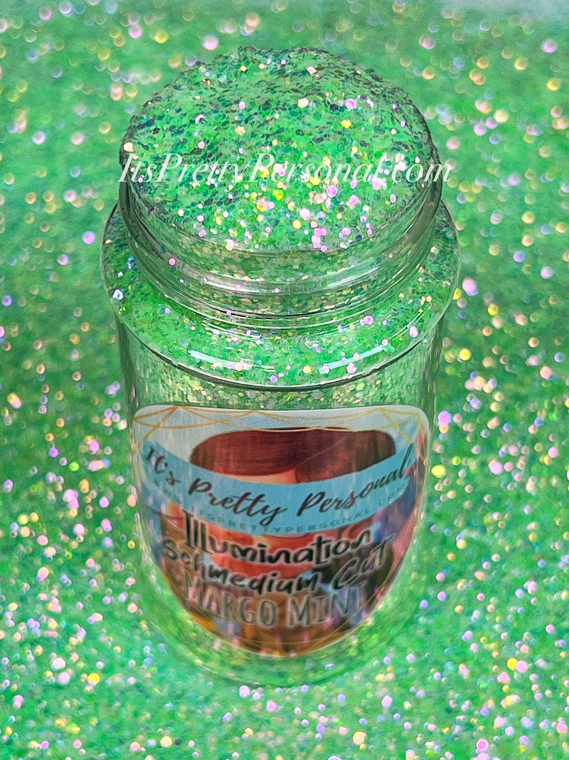 SCHMedium Cut- “Margo Mint”- Illumination Collection- Pastel Neon