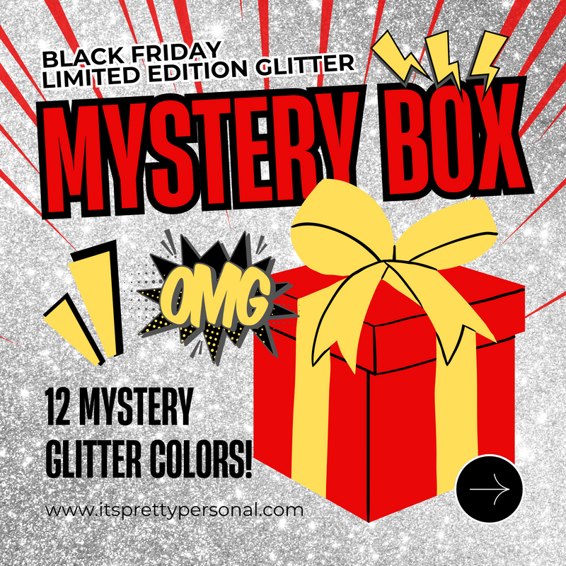 LIMITED EDITION Black Friday - 12 COLOR GLITTER BOX. Launching BLACK FRIDAY 2024. *read listing