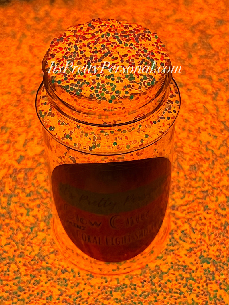 “MINI CORAL Light Show”-GLOW Glitter-Mini Cut (Medium Cut)