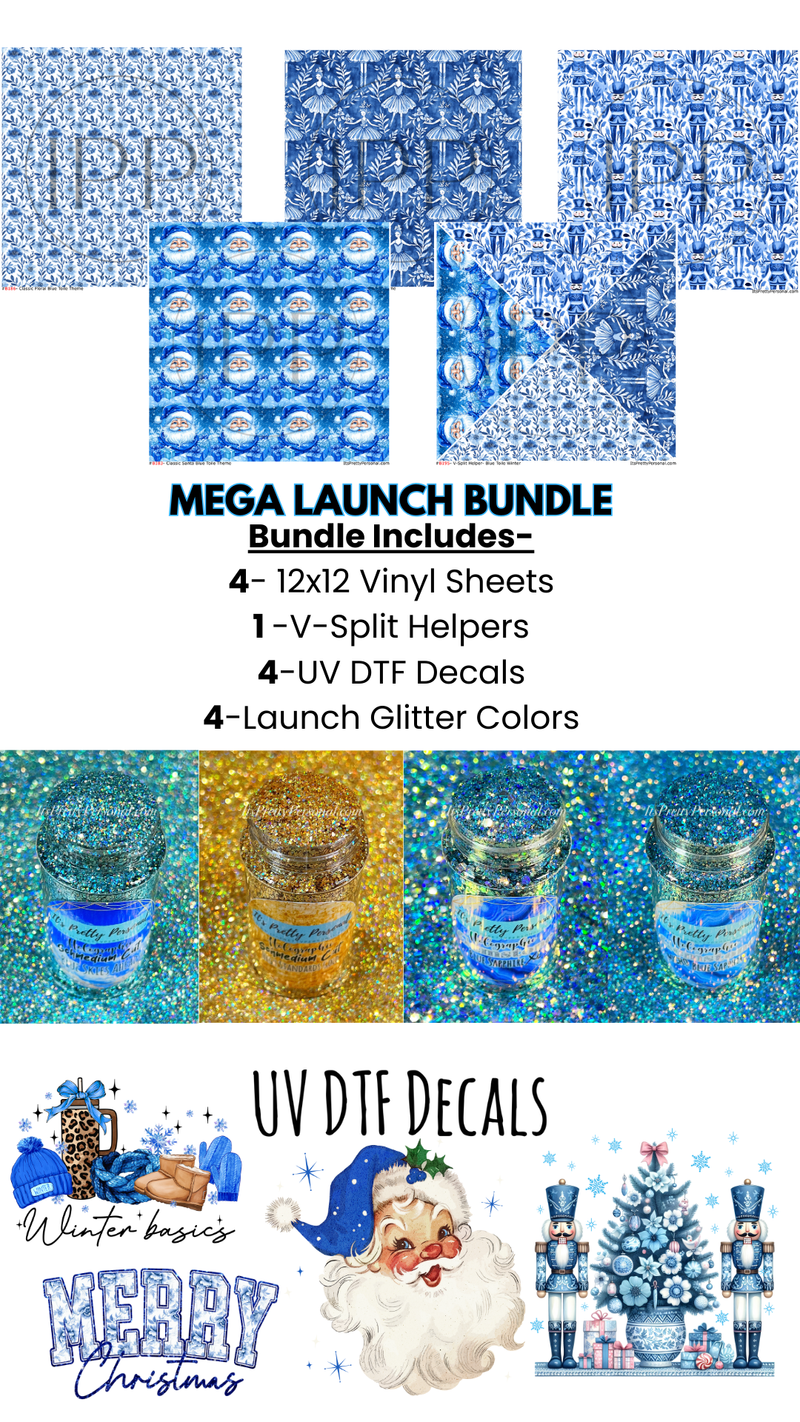 *WEEK OF 11/15/2024* 🚨MEGA LAUNCH BUNDLE!-Blue Christmas Discount Pack- 13 items total