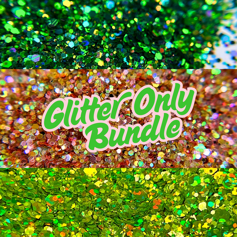 🚨GLITTER ONLY BUNDLE- PINK GOES GOOD WITH GREEN- 3 shakers total- Launching 12/05/2025
