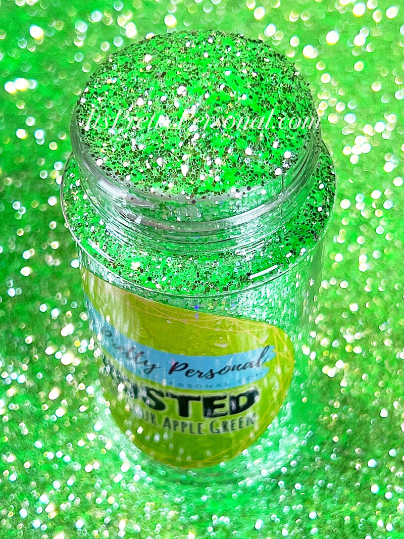 "MICRO Sour Apple Green”- FROSTED Glitter Collection