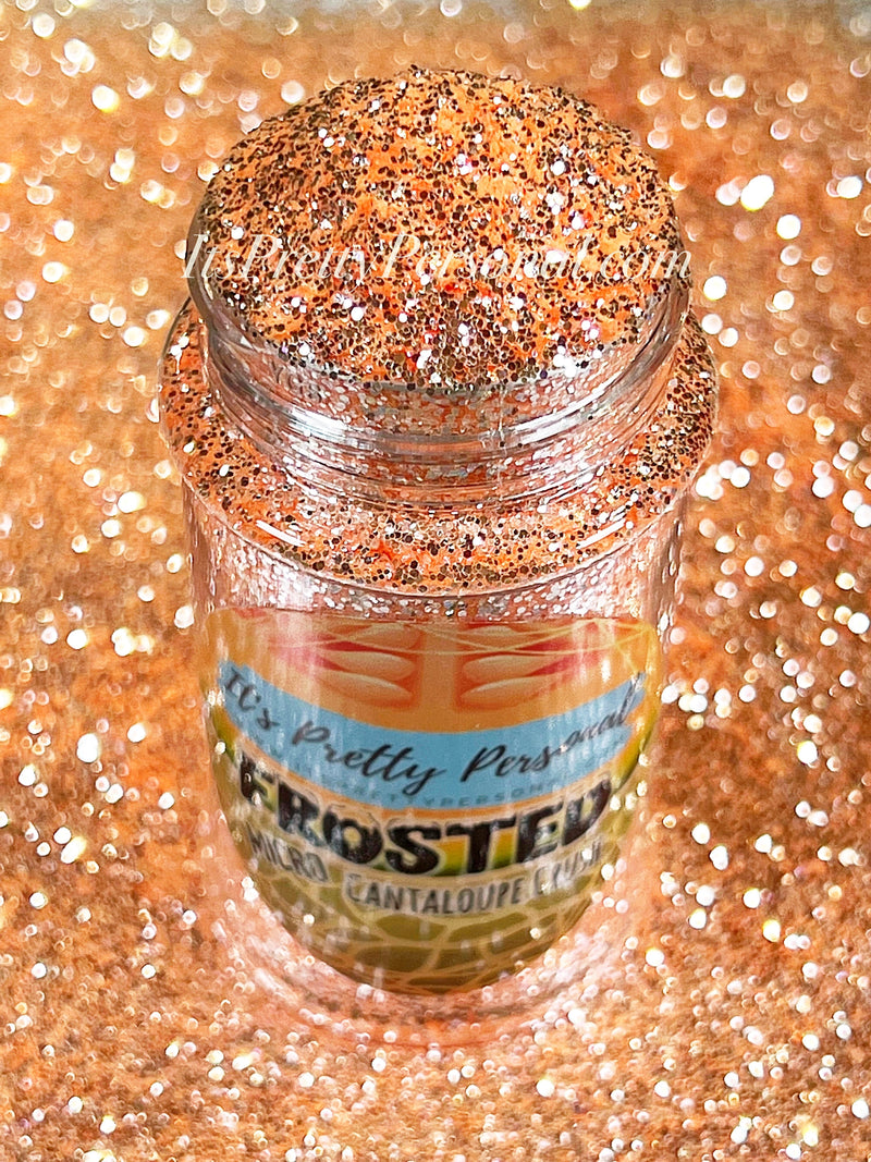 “MICRO Cantaloupe Crush”- FROSTED Glitter Collection