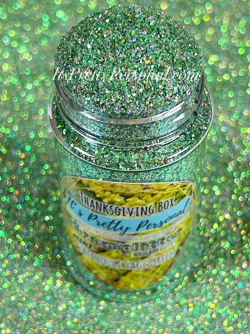 “MINI Patchouli Sage Green"- Gramglitter (HOLOGRAM)