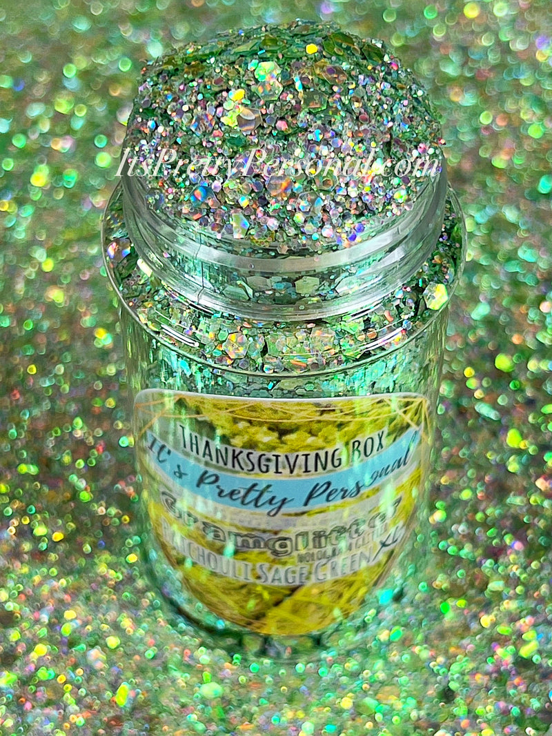 "Patchouli Sage Green XL"- Gramglitter (HOLOGRAM)